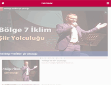 Tablet Screenshot of fatihdundar.com